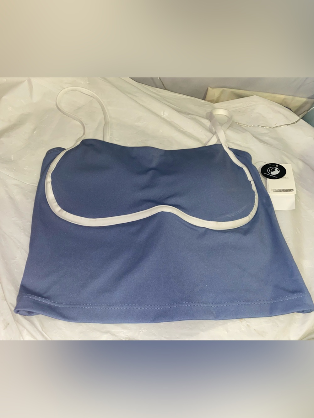 Blue Women's Strapless Sleep Bandeau - Unbranded